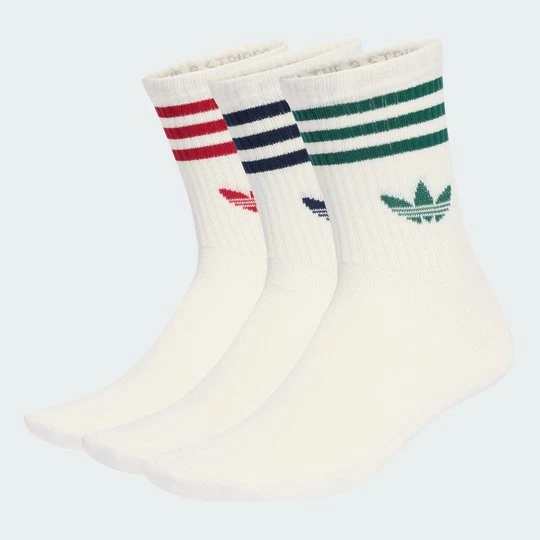 Obrázek produktu Ponožky 3-Stripes Crew – 3 páry Adidas modrá