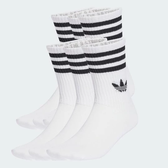 Obrázek produktu Ponožky 3-Stripes Crew – 6 párů Adidas