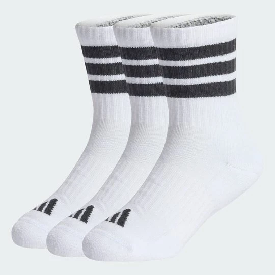 Obrázek produktu Ponožky 3-Stripes Cushioned Kids– 3páry Adidas