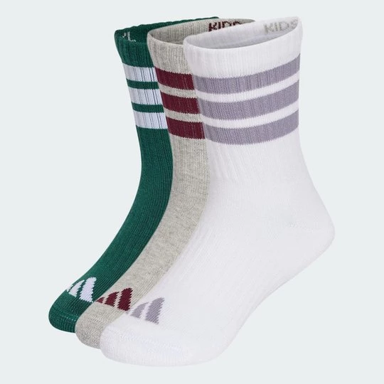 Obrázek produktu Ponožky 3-Stripes Cushioned Kids– 3páry Adidas