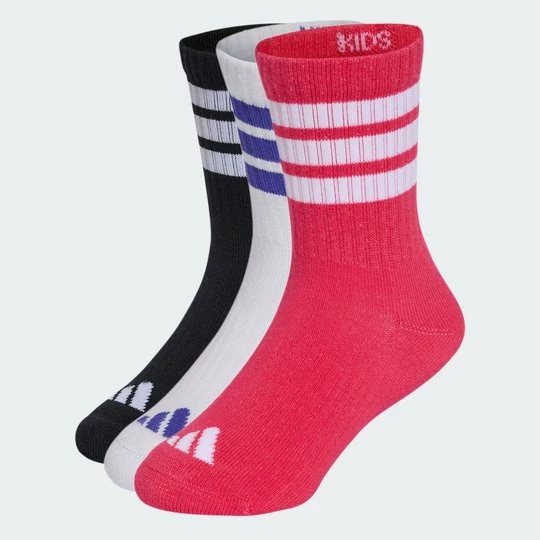 Obrázek produktu Ponožky 3-Stripes Cushioned Kids– 3páry Adidas