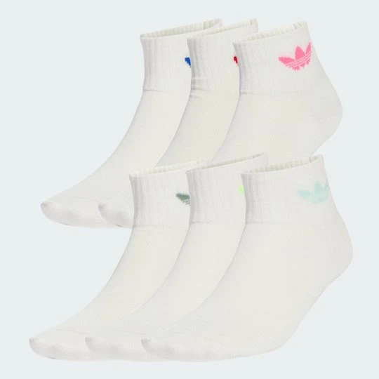 Obrázek produktu Ponožky Ankle –⁠⁠⁠⁠⁠⁠ 6 párů dětí Adidas růžová