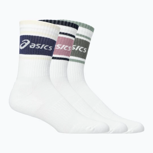 Obrázek produktu Ponožky ASICS Logo Crew 3 pary monument blue / indigo fog / rubble red