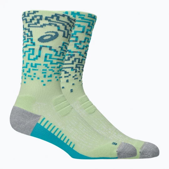 Obrázek produktu Ponožky ASICS Performance Run Crew illuminate yellow / foggy teal Zelená