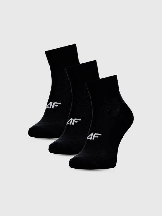 Obrázek produktu 4F Ponožky casual do kotníku (3-pack) pánské - černé