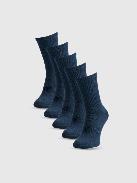 Obrázek produktu Ponožky dlouhé (5-pack) pánské - tmavě modré 4F