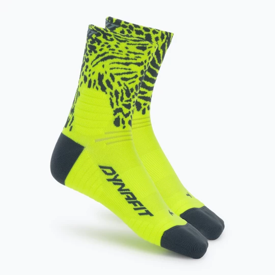 Obrázek produktu Ponožky DYNAFIT Run Wild Mid ultra yellow / 0720 Zelená