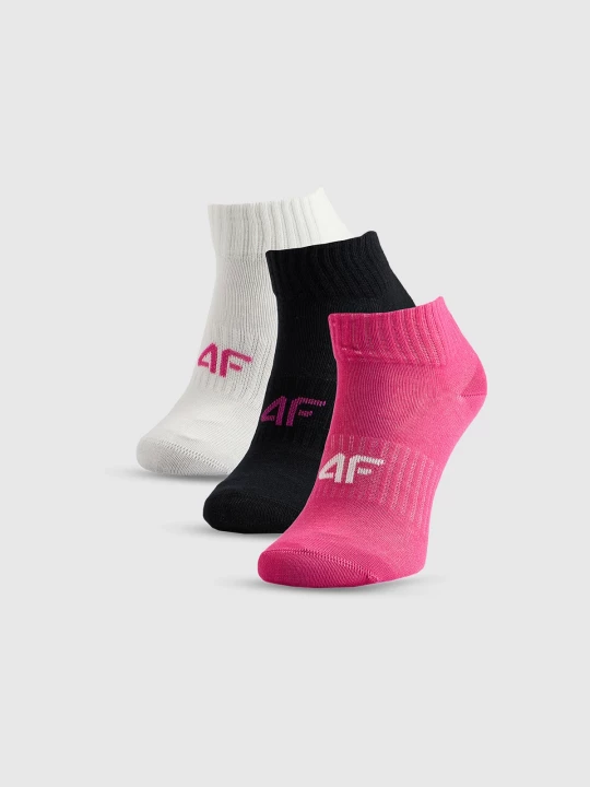 Obrázek produktu Ponožky krátké (3-pack) dívčí - multicolor 4F