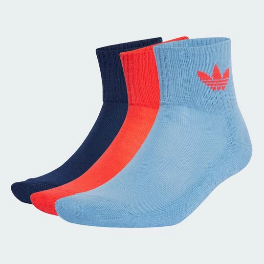 Obrázek produktu Ponožky Mid-Cut Crew – 3 páry Adidas modrá