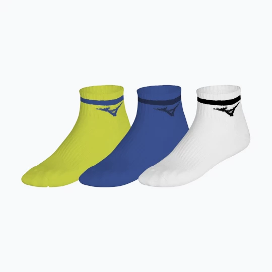 Obrázek produktu Ponožky Mizuno Training Mid With Line 3 pairs lightning yellow / ultramarine