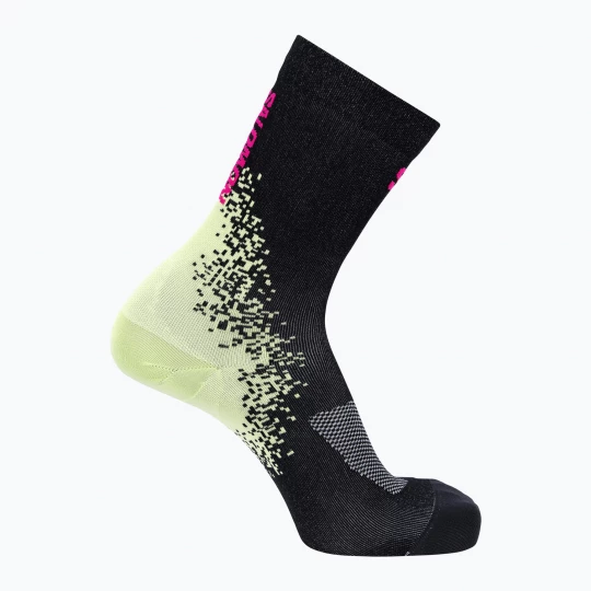 Obrázek produktu Ponožky Salomon Gravel Crew pink glo / butterfly Černá