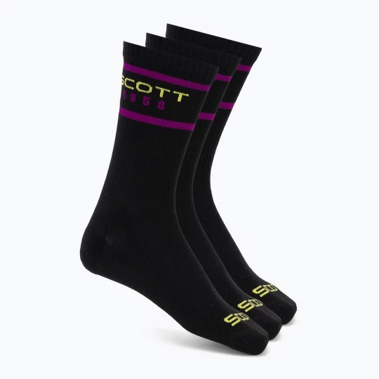 Obrázek produktu Ponožky SCOTT Retro Casual Crew 3 pairs black