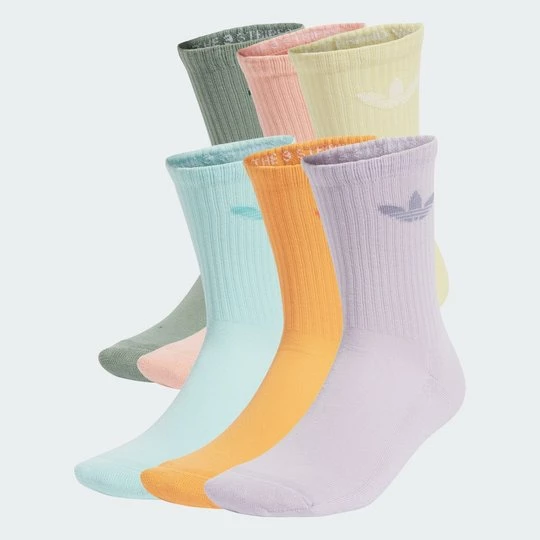 Obrázek produktu Ponožky Trefoil Cushion Crew –⁠ 6 párů Adidas zelená
