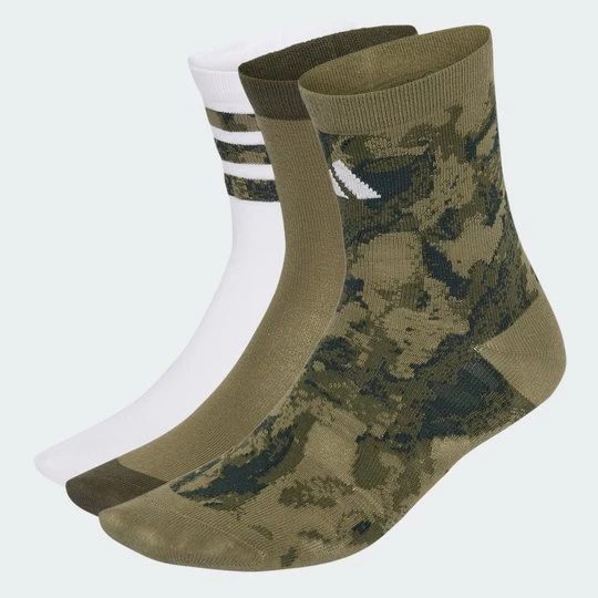 Obrázek produktu PONOŽKY YOUTH BOYS CAMO GRAPHIC – 3 páry Adidas zelená