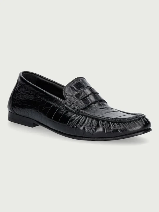 Obrázek produktu Posa Mokasíny dámské kožené Penny Loafer černá