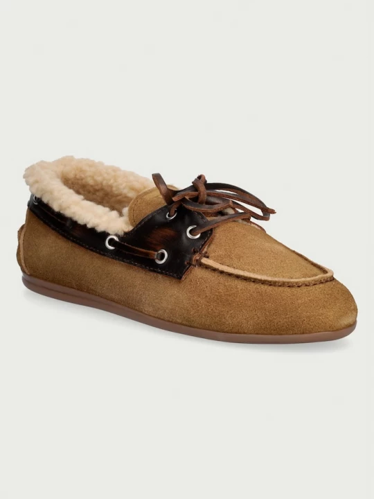 Obrázek produktu Posa mokasíny dámské semišové Boat Loafer béžová