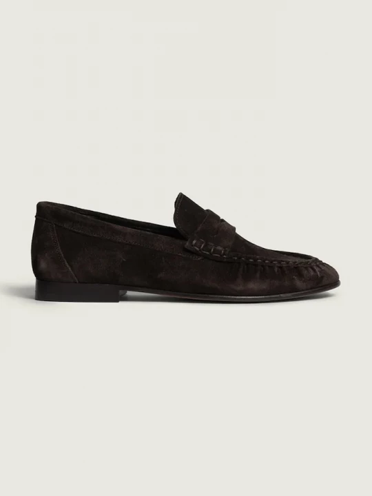Obrázek produktu Posa mokasíny dámské semišové Penny Loafer hnědá