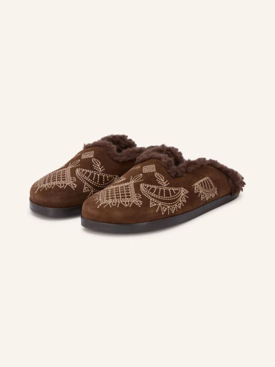 Obrázek produktu Posa Mules tmavě hnědá / béžová