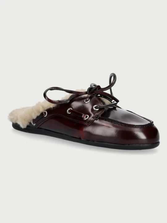 Obrázek produktu Posa Pantofle dámské kožené Boat Loafer Mule