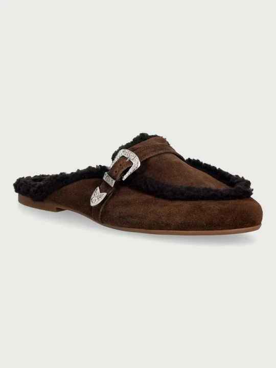 Obrázek produktu Posa pantofle dámské semišové Aspen Mule hnědá