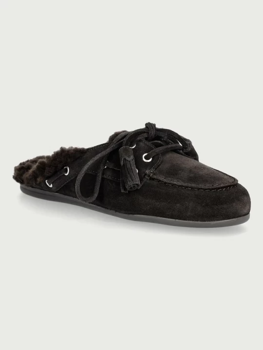 Obrázek produktu Posa pantofle dámské semišové Boat Loafer Mule hnědá