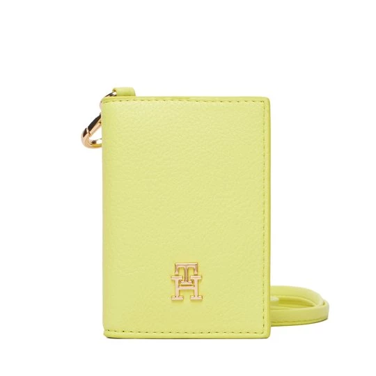 Obrázek produktu Pouzdro na kreditní karty Tommy Hilfiger Th Icon Cc Holder W/Strap AW0AW18480 Zelená