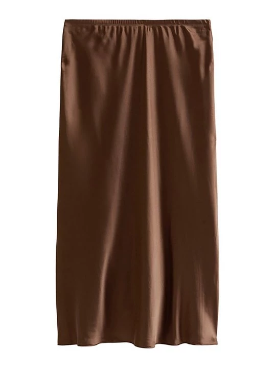 Obrázek produktu Pouzdrová sukně New Look tmavě hnědá