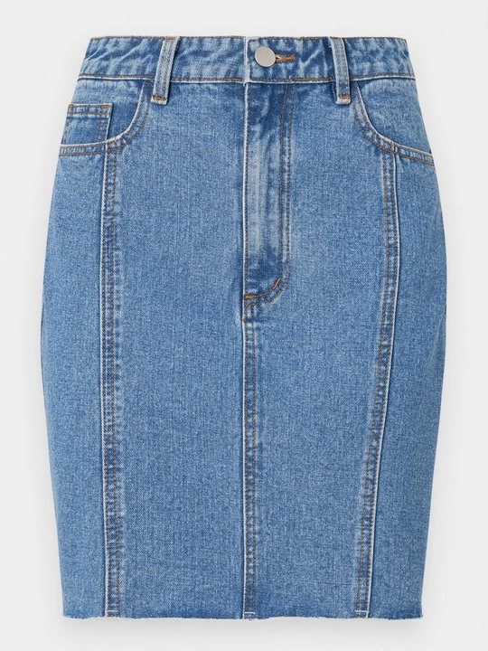 Obrázek produktu Pouzdrová sukně Vila modrý denim