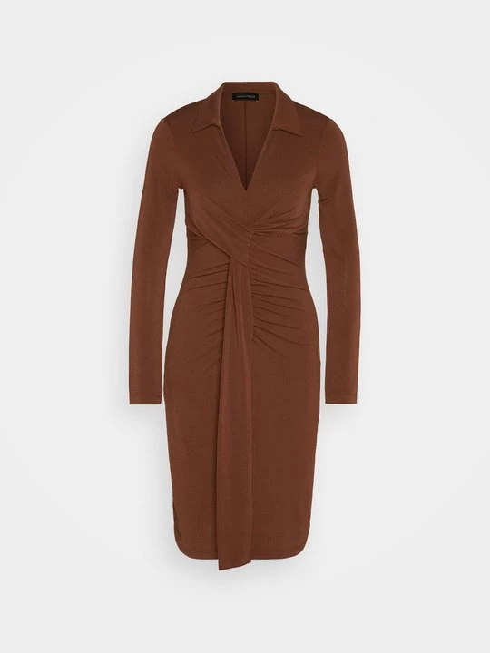 Obrázek produktu Pouzdrové šaty Anna Field By Zalando tmavě hnědá
