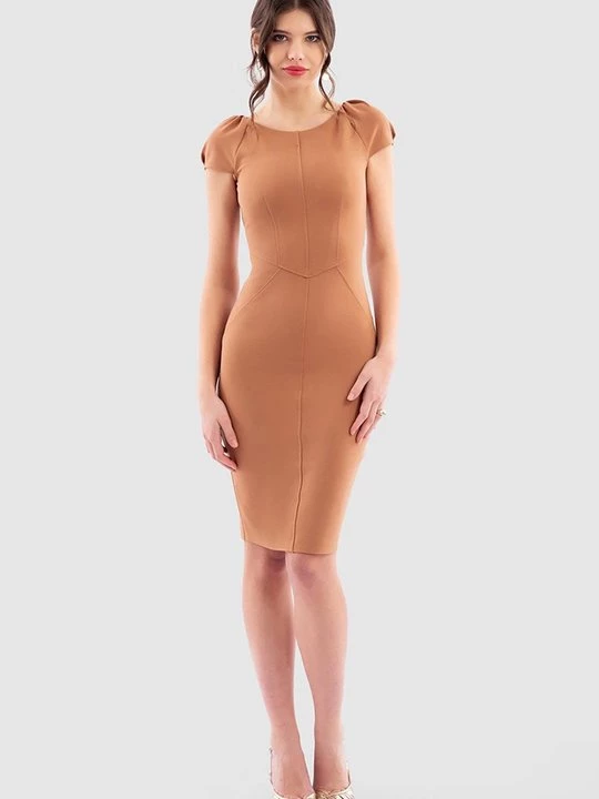 Obrázek produktu Pouzdrové šaty Closet meruňková
