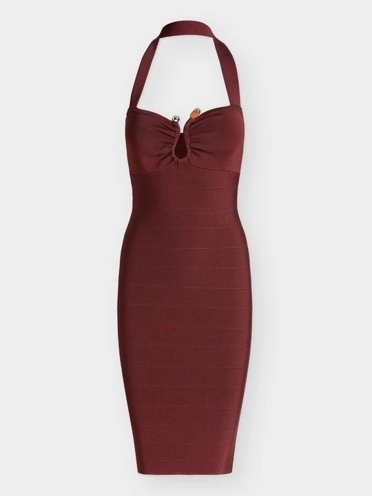 Obrázek produktu Pouzdrové šaty Guess bordó
