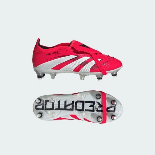Obrázek produktu Predator Elite Fold-Over Tongue Soft Ground Boots Kids Adidas