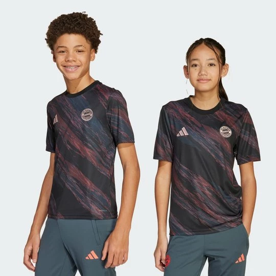 Obrázek produktu Předzápasový dres FC Bayern 25/26 Kids Adidas černá