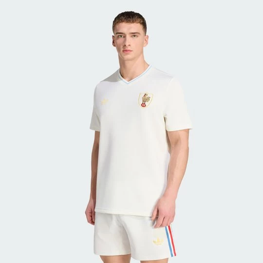 Obrázek produktu Předzápasový dres France Ragby 120 Years Crunch Adidas Off White