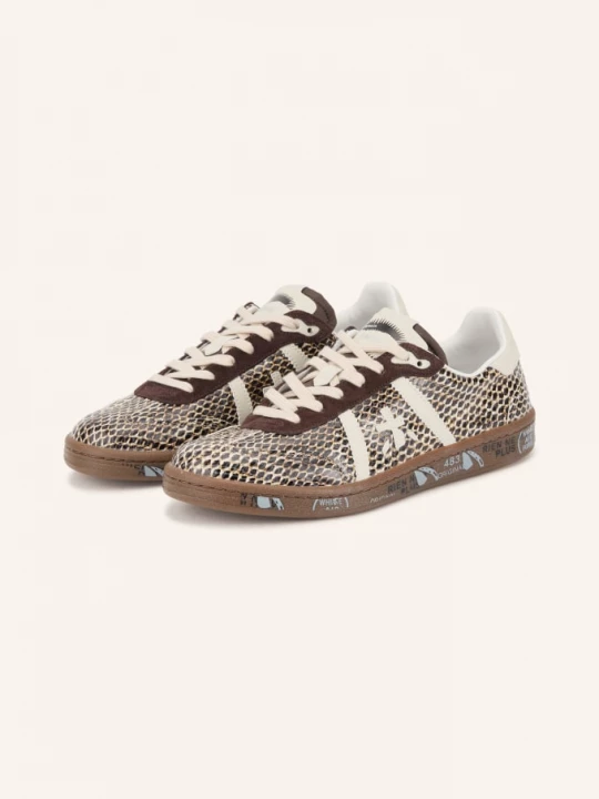 Obrázek produktu Premiata Sneakersy Bonnied tmavě hnědá / bílá