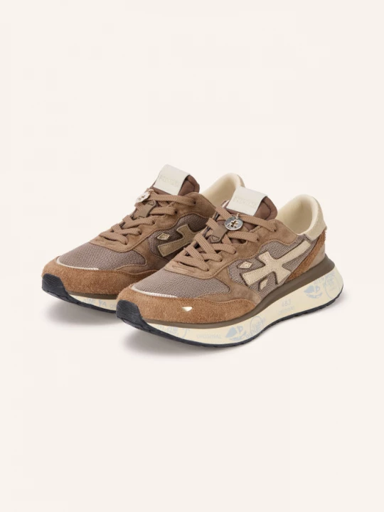 Obrázek produktu Premiata Sneakersy Lauryn hnědá / zlatá / krémová