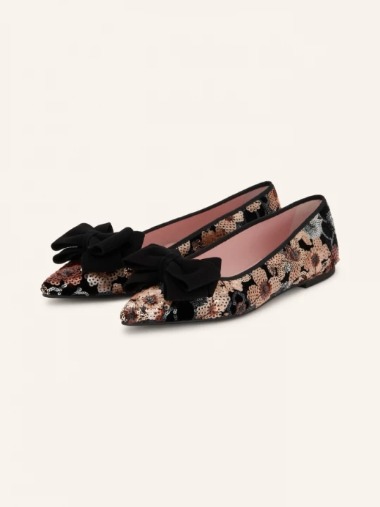 Obrázek produktu Pretty Ballerinas Baleríny Viola S Flitry černá / barva růžového zlata / hnědá