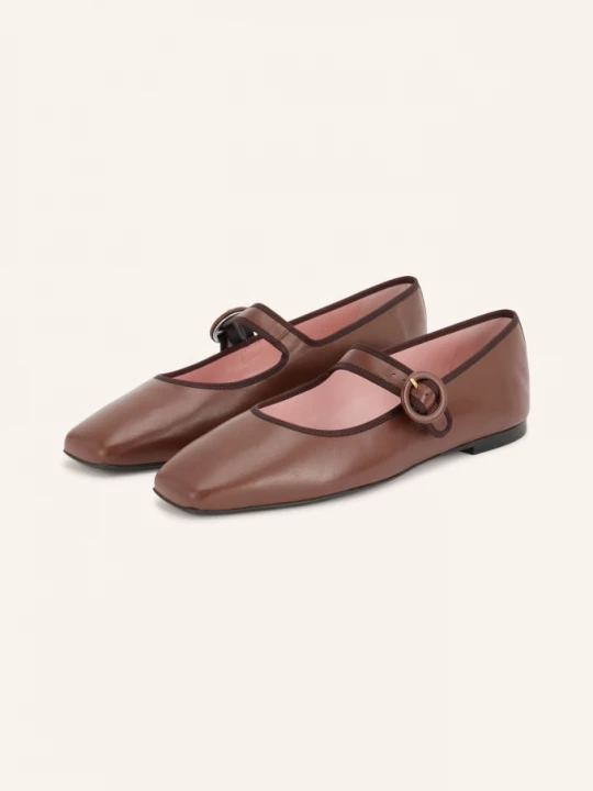 Obrázek produktu Pretty Ballerinas Mary Jane Baleríny Camille tmavě hnědá