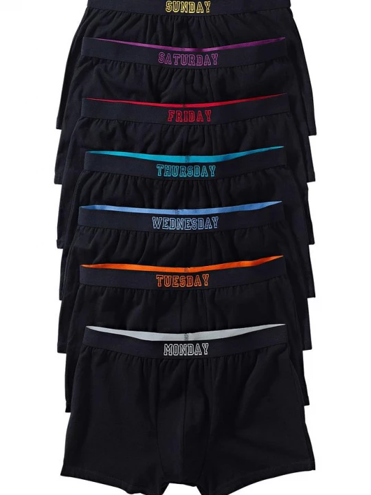 Obrázek produktu Přiléhavé boxerky s bavlnou (7 kusů v balení) BonPrix