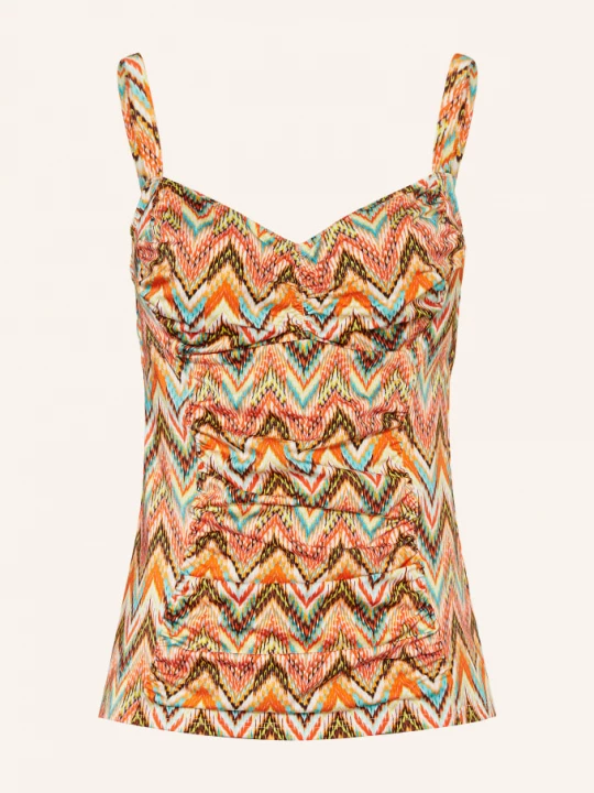 Obrázek produktu Primadonna Tankini Top Tubou oranžová / žlutá / tyrkysová