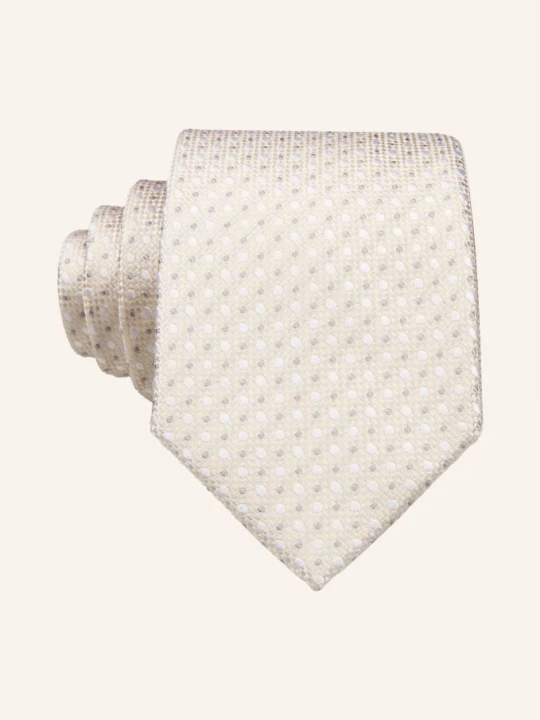 Obrázek produktu Prince Bowtie Kravata krémová / světle šedá / bílá