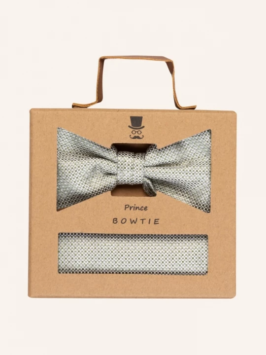 Obrázek produktu Prince Bowtie Sada: Motýlek A Kapesníček světle zelená