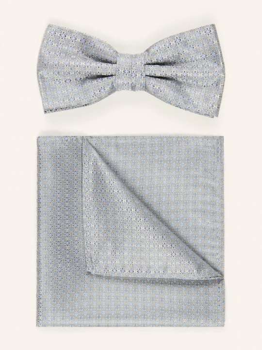 Obrázek produktu Prince Bowtie Sada: Motýlek A Kapesník khaki / tmavě modrá