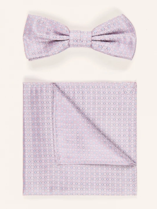 Obrázek produktu Prince Bowtie Sada: Motýlek A Kapesník růžová