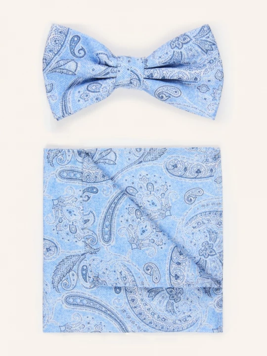 Obrázek produktu Prince Bowtie Sada: Motýlek A Kapesník tmavě modrá / modrá / bílá