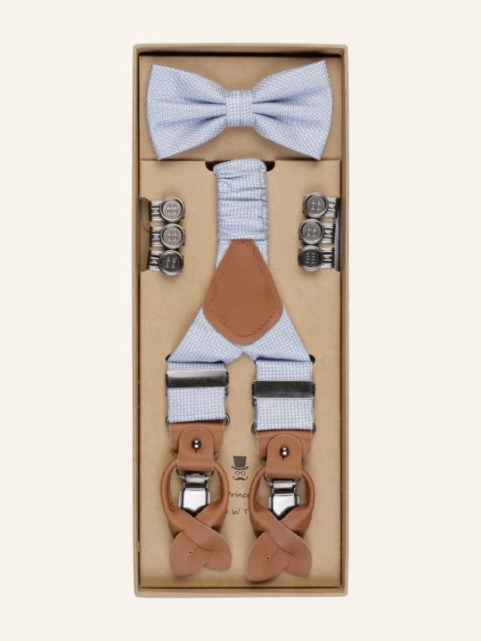 Obrázek produktu Prince Bowtie Sada: Šle A Motýlek tmavě modrá