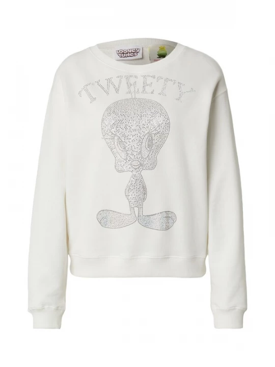 Obrázek produktu PRINCESS GOES HOLLYWOOD Mikina 'Tweety' stříbrná / offwhite
