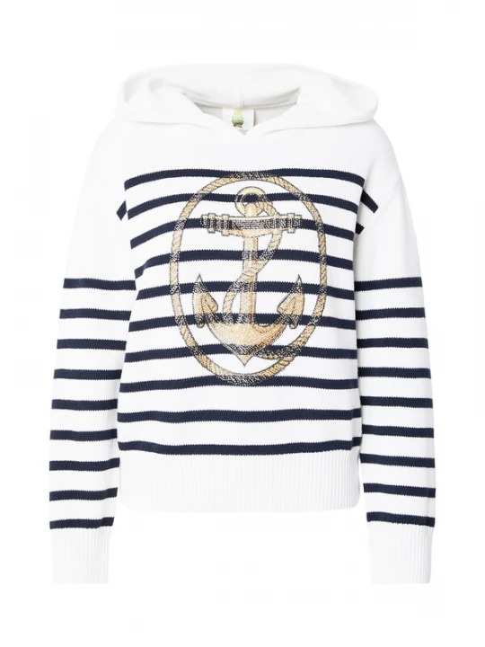 Obrázek produktu PRINCESS GOES HOLLYWOOD Svetr 'Anchor' marine modrá / žlutá / offwhite