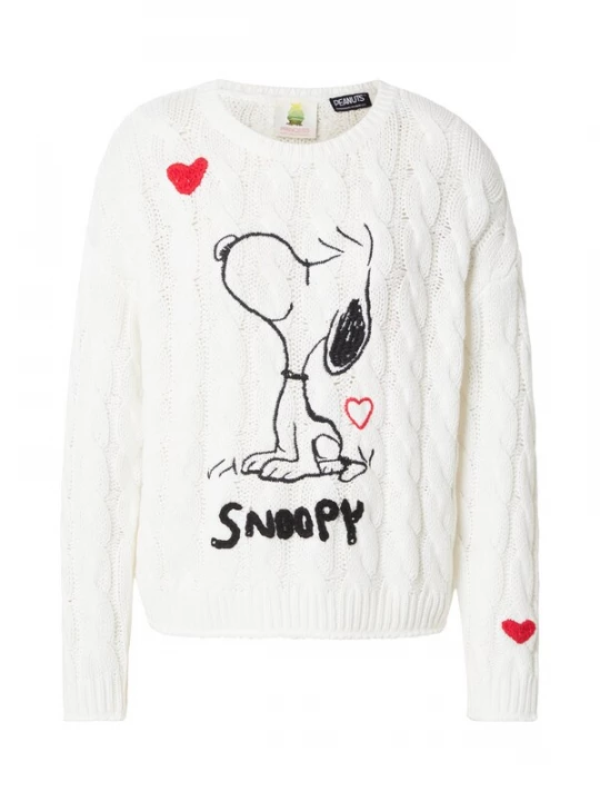 Obrázek produktu PRINCESS GOES HOLLYWOOD Svetr 'Snoopy' červená / černá / offwhite