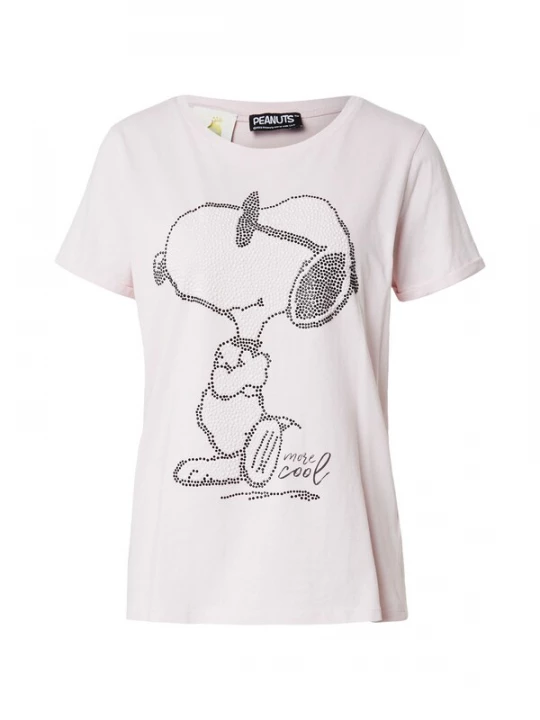 Obrázek produktu PRINCESS GOES HOLLYWOOD Tričko 'SNOOPY More Cool' růže / černá / bílá